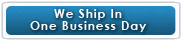Ships in one business day