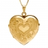 14K Gold Filled 4 Page Photo Heart Locket