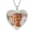 Heart with Border Photo Pendant Picture Charm