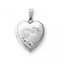 14k White Gold  Sweetheart  Heart Locket