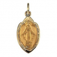 14K Gold Miraculous Medal