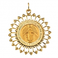 14K Gold Miraculous Medal