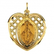 14K Gold Miraculous Medals