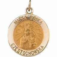 Round Matka Boska Medal