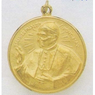 14K Gold Pope John Paul II Medal