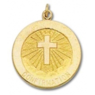 14K Gold Confirmation Medal