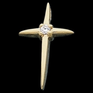CROSS PENDANT W DIAMOND  s R16185D