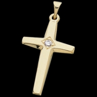 CROSS PENDANT W DIAMOND  s R41068