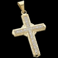 CROSS PENDANT W DIAMOND  s R41078
