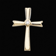 CROSS PENDANT W DIAMOND  s R80065D
