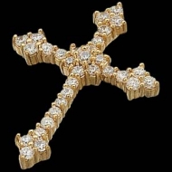 CROSS PENDANT W DIAMOND  s R80081D