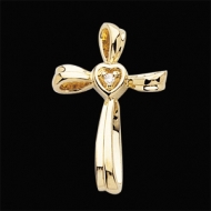 CROSS PENDANT W DIAMOND  s R41059D