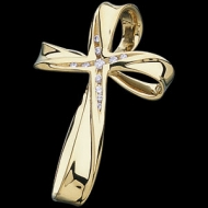 CROSS PENDANT W DIAMOND  s R41060D