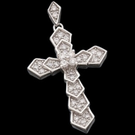DIAMOND CROSS PENDANT  s R41205