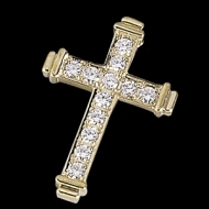 CROSS PENDANT W DIAMOND  s R80076D