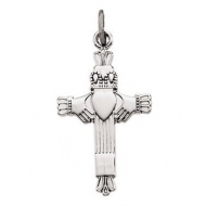 CLADDAGH CROSS PENDANT  s R41038