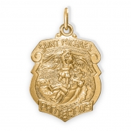 Saint Michael Pendant  Shield 