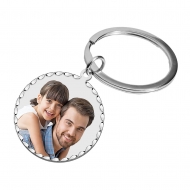 Photo Engraved Key Chain