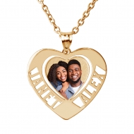 Heart w  Two Names Cut Out