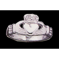 White Gold Claddagh Ring