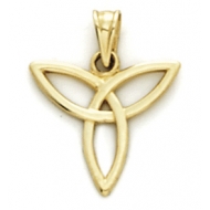 14K Yellow Gold Celtic Charm