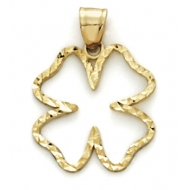 14K Yellow Gold Celtic Charm
