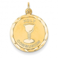 14K Gold Holy Communion Medal
