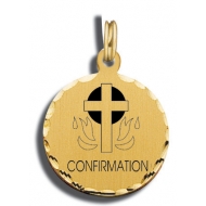 Confirmation Charm Black   White