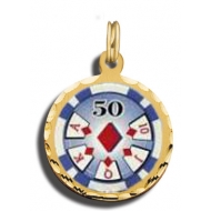  50 Poker Chip Charm