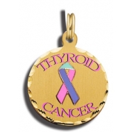 Thyroid Cancer Awareness Charm