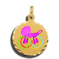 Baby Carriage Charm