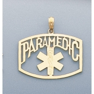 14K YELLOW GOLD PARAMEDIC CHARM