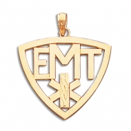 14K GOLD EMT PENDANT