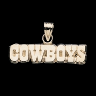 14K Dallas Cowboys Pendant
