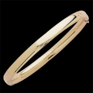 14K Yellow Gold Child s Bangle Bracelet