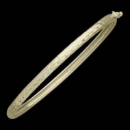14K Yellow Gold Child s Engraved Bracelet