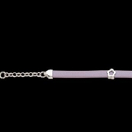 Sterling Silver Lilac Childs Bracelet With Star