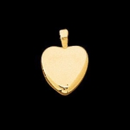14K Yellow Gold Children s Heart Locket