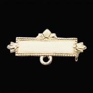 14K Yellow Gold Baptismal Pin