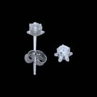 14K Yellow Gold Children s ButterCup Cubic Zirconia Earring