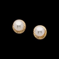 14K Yellow Gold Cubic Zirconia Hinged Earring