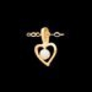 14K Yellow Gold Children s Heart W Pendant