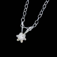 14K Yellow Gold Children s Cubic Zirconia ButterCup Pendant