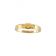14K Yellow Gold Children s Heart Ring