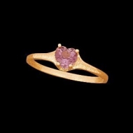 14K Yellow Gold Children s Heart Ring W Any Stone
