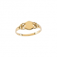 14K Yellow Gold Children s Signet Ring