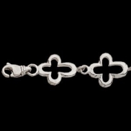 Sterling Silver Teen Outline Bracelet