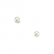 14K Yellow Gold Teen Cultured Pearl Earring