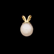 14K Yellow Gold Teen Pearl Drop Pendant