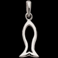 Sterling Silver Teen Ichtus Pendant